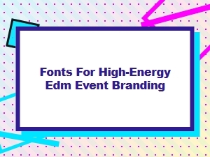 Pulsating Fonts for High-Energy Edm Branding