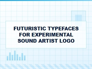 Experimental Typefaces for Sound Artist Logos